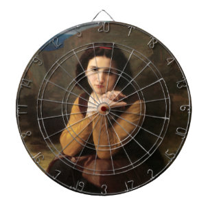 Mignon Innocence of Adolescent Girl, Bouguereau Dartboard