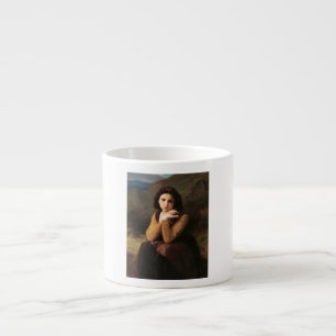 Mignon Innocence of Adolescent Girl, Bouguereau  Espresso Cup