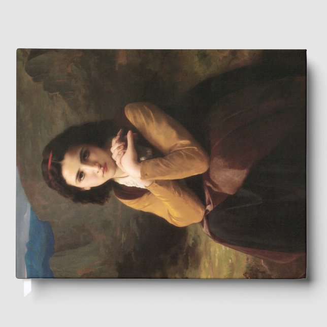 Mignon Innocence of Adolescent Girl, Bouguereau  Guest Book (Front)
