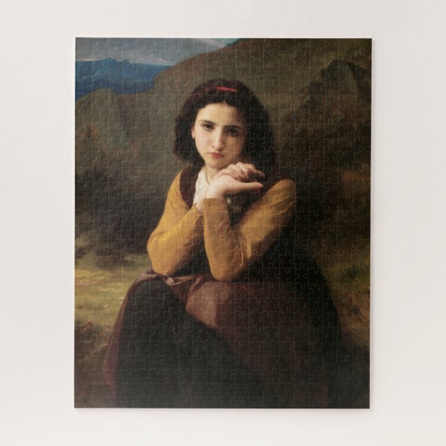 Mignon Innocence of Adolescent Girl, Bouguereau  Jigsaw Puzzle (Vertical)