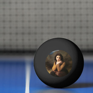 Mignon Innocence of Adolescent Girl, Bouguereau Ping Pong Ball