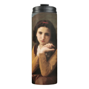 Mignon Innocence of Adolescent Girl, Bouguereau  Thermal Tumbler