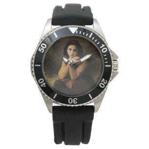Mignon (Sweet Young French Girl) (by Bouguereau) Watch