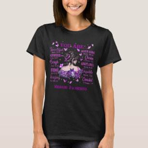 Migraine Awareness Bible Verses & Butterflies T-Shirt