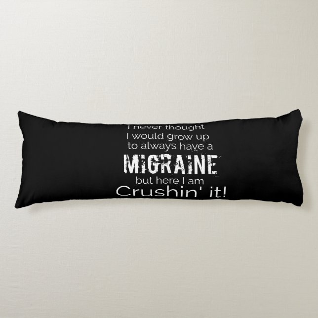 Migraine Body Pillow (Front)