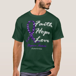 Migraine Headache Awareness Faith Hope Love In Thi T-Shirt