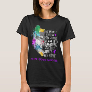 Migraine Headache Awareness Ribbon Support Gifts T-Shirt