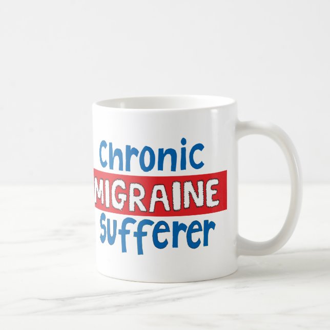 Migraine mug chronic illness awareness (Right)