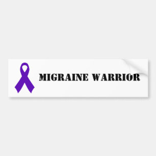 Migraine Warrior - bumper sticker