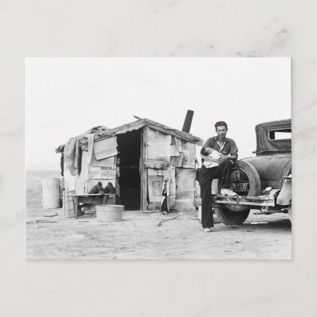 Migrant home 1937. postcard (Front)