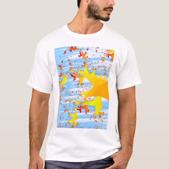Migrating Autumn Leaves T-Shirt (Front)