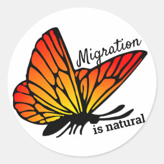 Migration is Natural 1.5" Round Sticker
