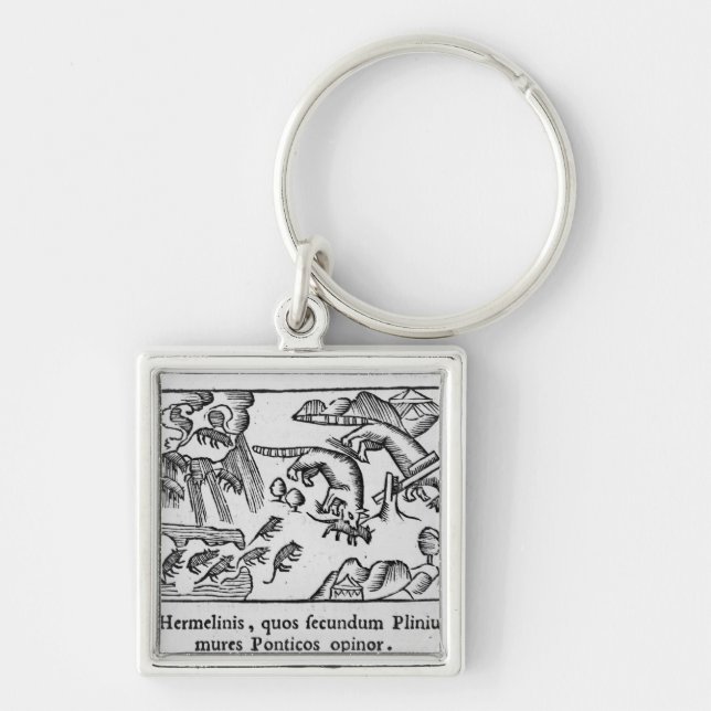 Migration of lemmings key ring (Front)