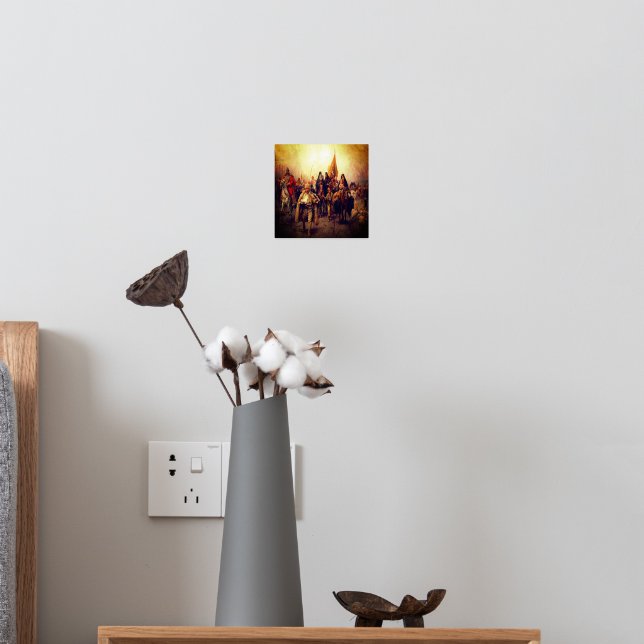 Migration Of Serbs / Seoba Srba Foil Prints (In Situ (Bedroom 2))