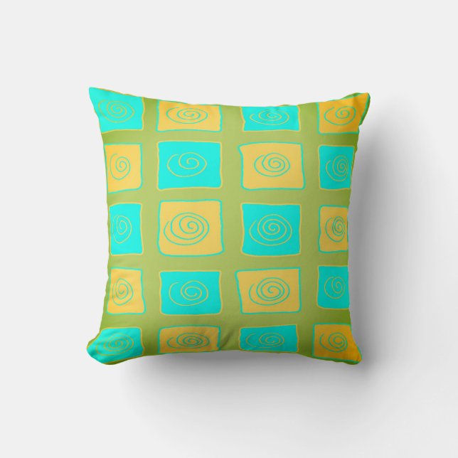 Migration Throw Pillow (Front)