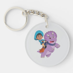 Miguel and Tango   Dino Ranch Key Ring