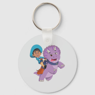 Miguel and Tango   Dino Ranch Key Ring