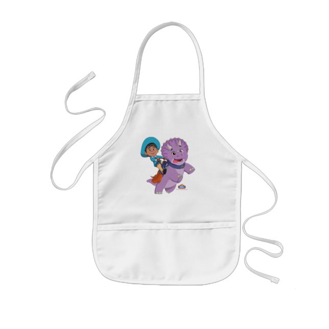 Miguel and Tango | Dino Ranch Kids Apron (Front)