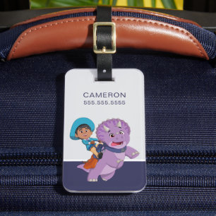 Miguel and Tango Dino Ranch Luggage Tag