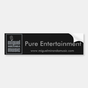 Miguel Music Bumper Sticker
