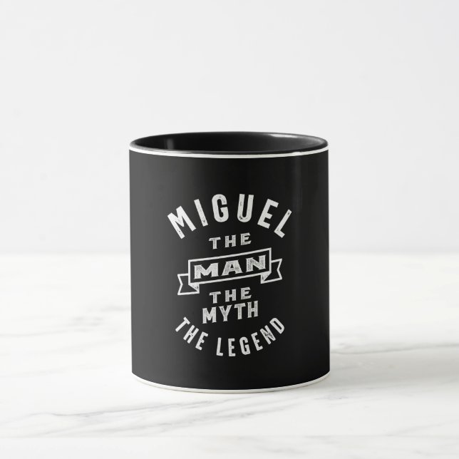 Miguel Personalised Name Birthday Gift Mug (Center)
