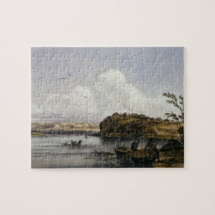 Mih-Tutta-Hankush, a Mandan Village, plate 16 from Jigsaw Puzzle