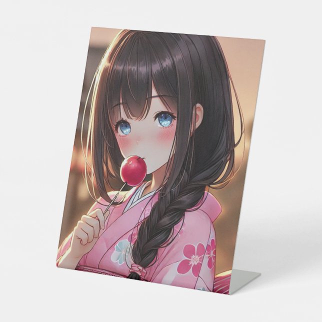 Miharu Pedestal Sign (Front)