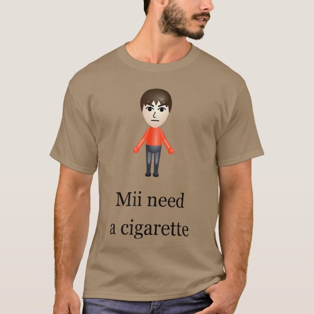 MII Need A Cigarette boy T-Shirt (Front)