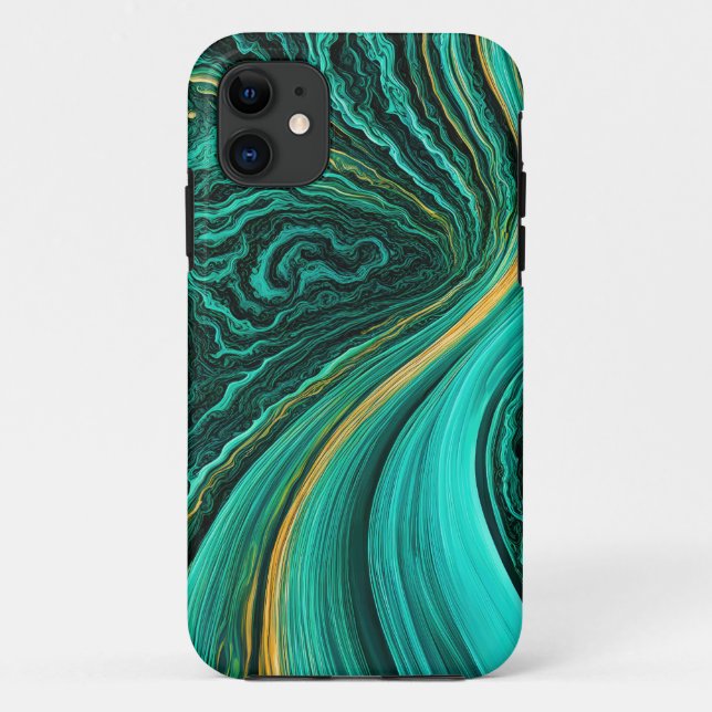 “Mijas” Layers of sapphire and sunshine  Case-Mate iPhone Case (Back)