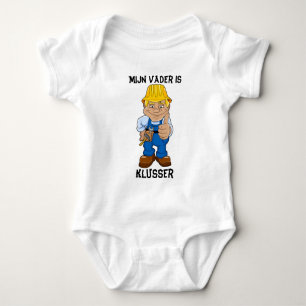 Mijn vader is klusser baby bodysuit