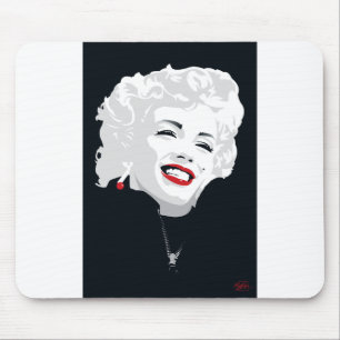 MIK05BW Miki Marilyn.tif Mouse Mat