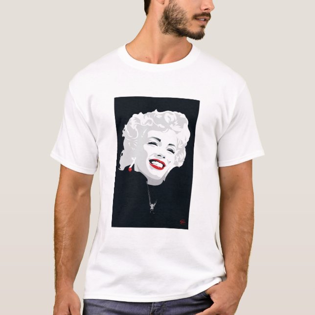 MIK05BW Miki Marilyn.tif T-Shirt (Front)