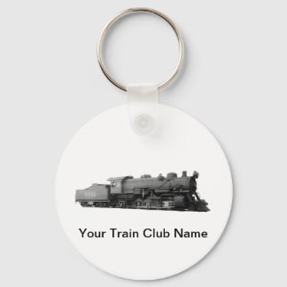 Mikado 2-8-2 Vintage Steam Engine Train Key Ring