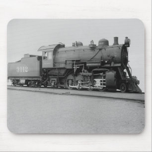Mikado 2-8-2 Vintage Steam Engine Train Mouse Mat