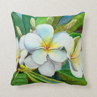 Mikala's Favourite Plumeria Cushion