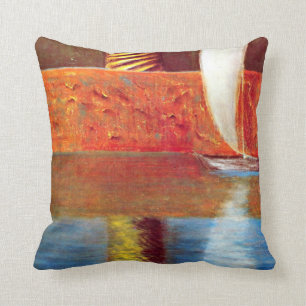 Mikalojus Ciurlionis: Rex I symbolism artwork Cushion