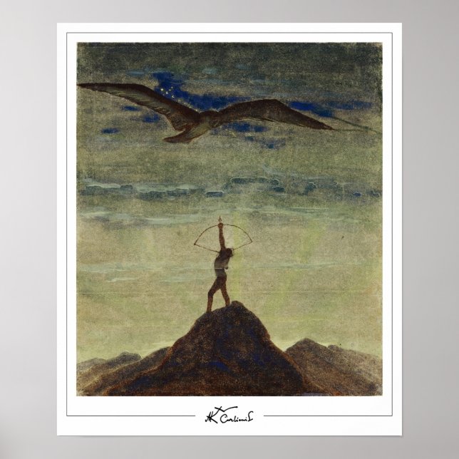 Mikalojus Konstantinas Ciurlionis Zedign Art Post. Poster (Front)