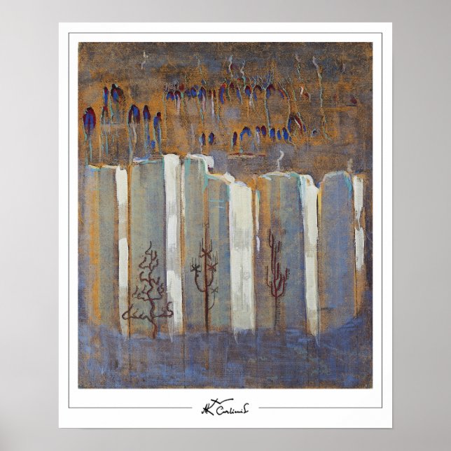 Mikalojus Konstantinas Ciurlionis Zedign Art Post… Poster (Front)