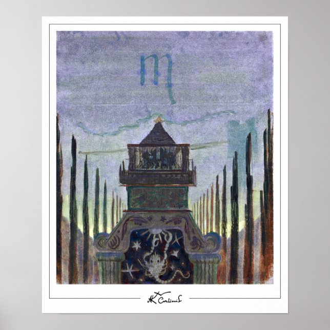 Mikalojus Konstantinas Ciurlionis Zedign Art Post… Poster (Front)