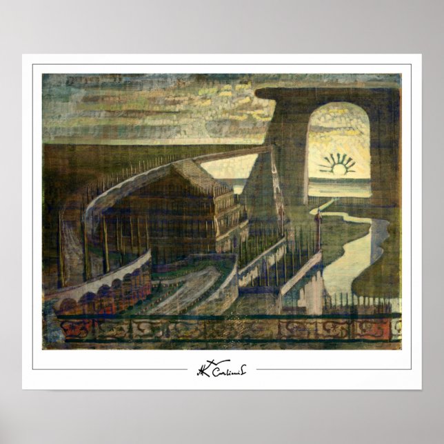 Mikalojus Konstantinas Ciurlionis Zedign Art Post… Poster (Front)