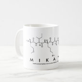 Mikayla peptide name mug (Front Left)