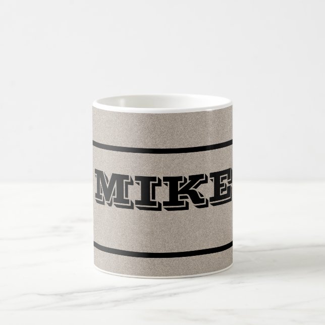 Mike Beige Mug (Center)