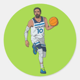 Mike Conley - Minnesota Basketball  Classic Round Sticker