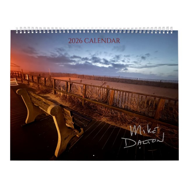Mike Dalton Calendar 2026 (Cover)