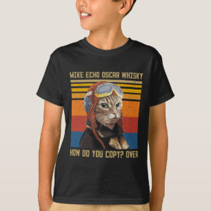 Mike Echo Oscar Whisky How Do You Copy - Vintage C T-Shirt