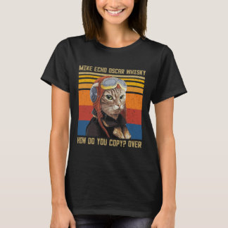 Mike Echo Oscar Whisky How Do You Copy - Vintage C T-Shirt