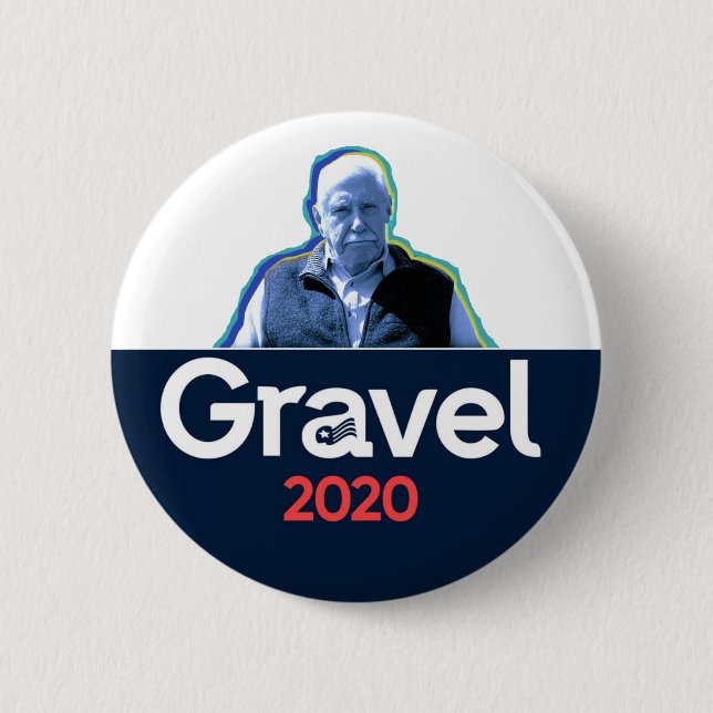Mike Gravel 2020 6 Cm Round Badge (Front)