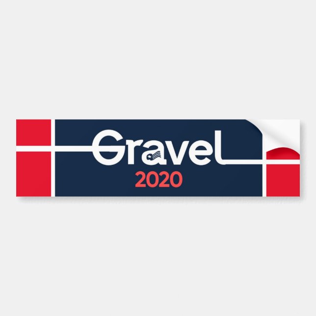 Mike Gravel 2020 Bumper Sticker (Front)