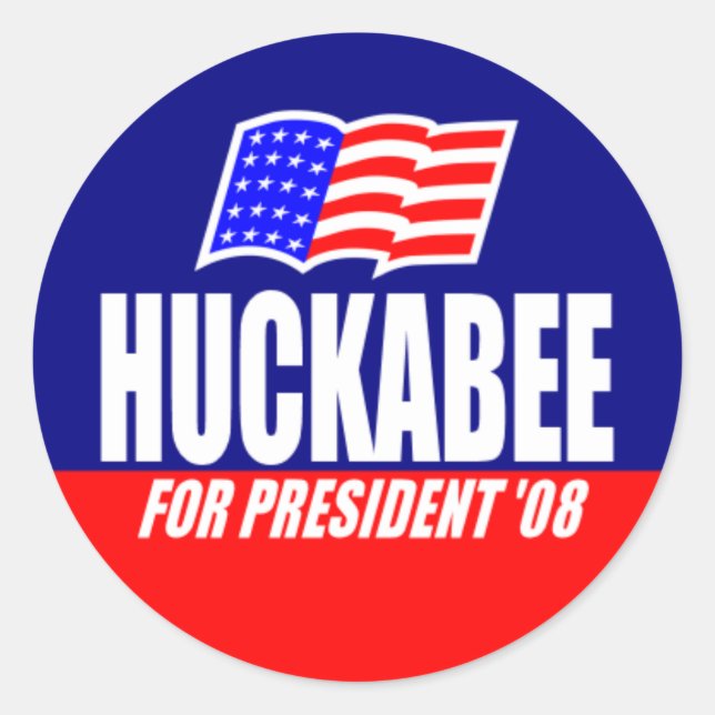 Mike Huckabee for President 08 Stickers (Front)