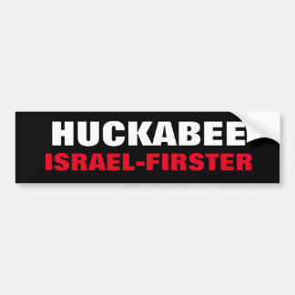 Mike Huckabee Israel Firster Traitor USA Pollard Bumper Sticker